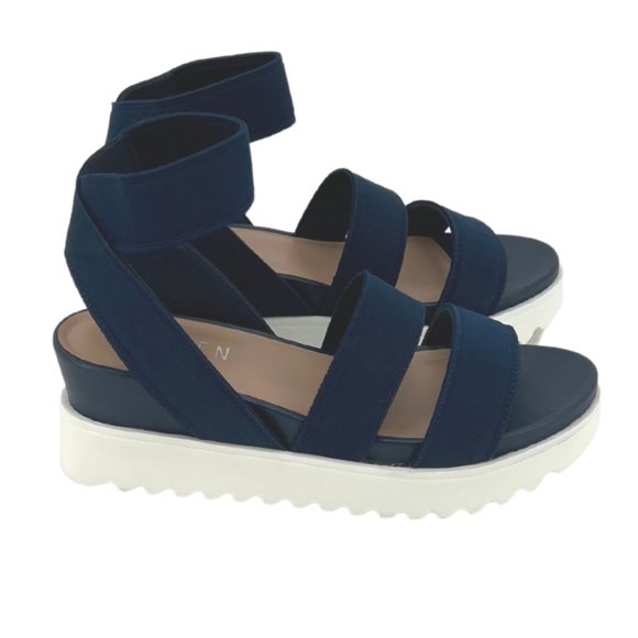 Steven | Natural Comfort Women's Kelly Sandal | Blue | Size 6 - Picture 2 of 5